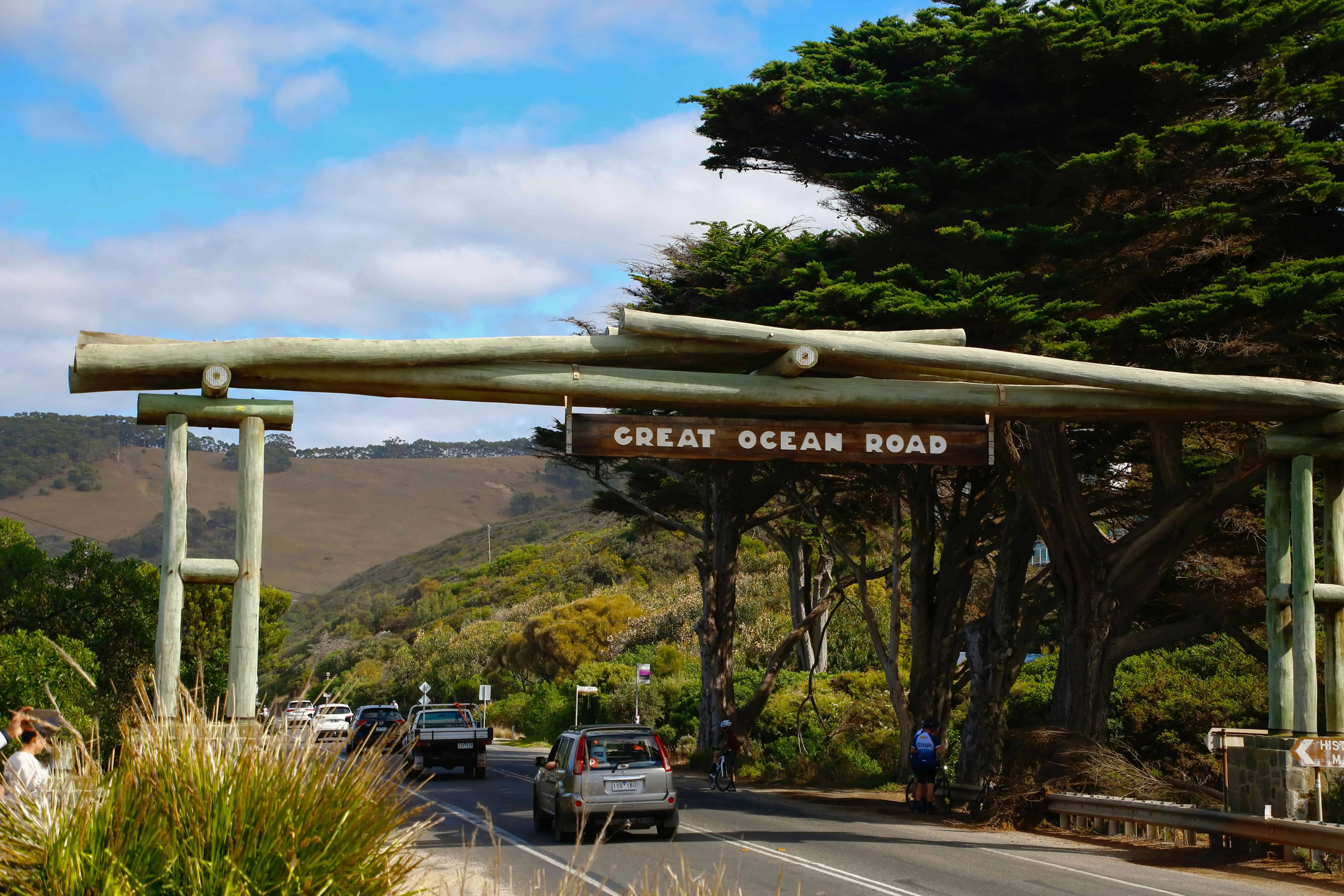 Lorne beach and township on the Great Ocean Road